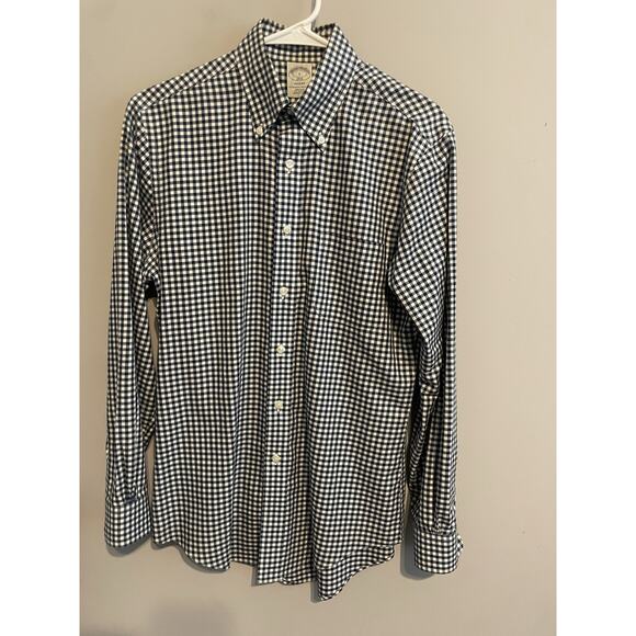 Brooks Brothers Other - Brooks Brothers Shirt Mens Small Regent Non Iron Blue‎ Gingham Plaid